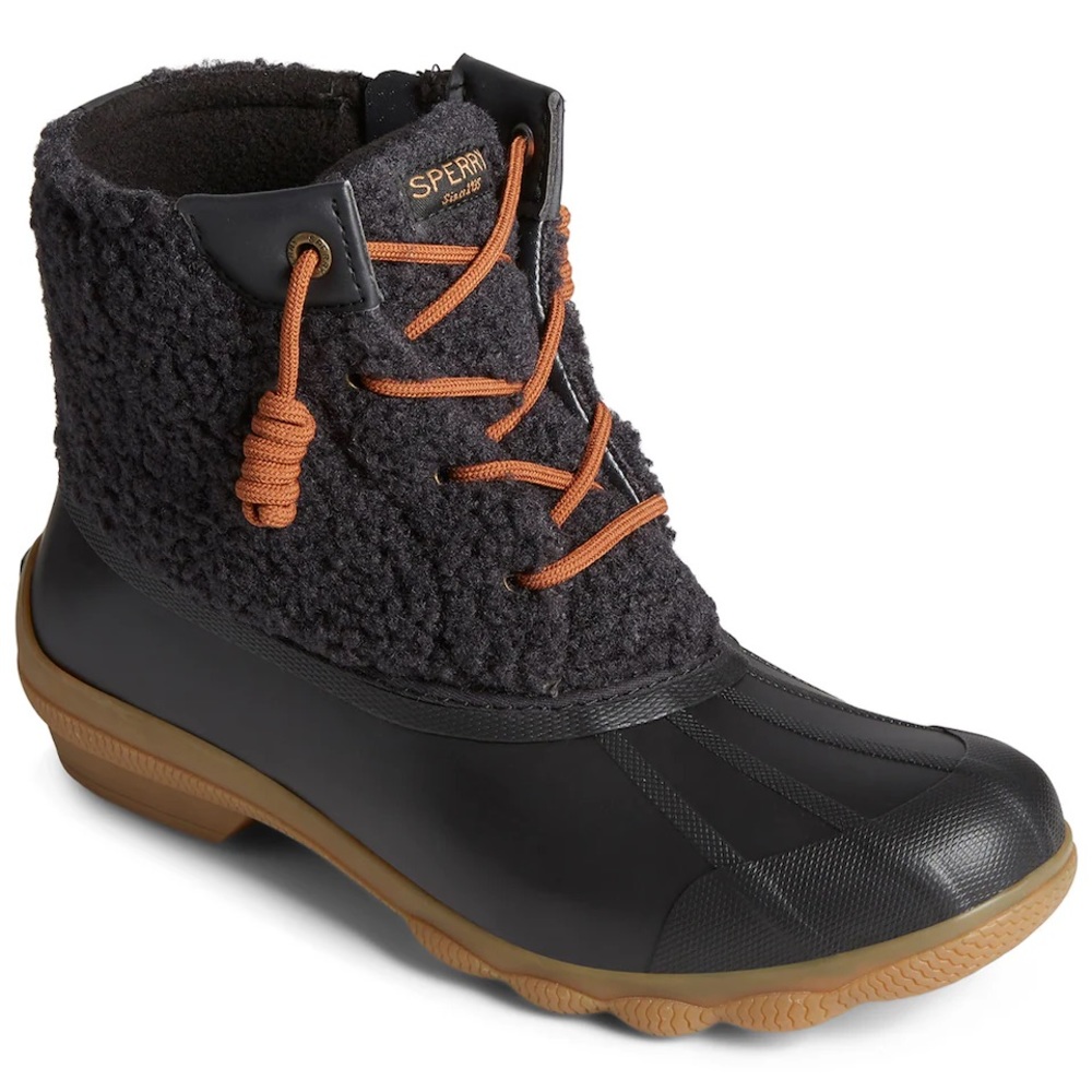 Sperry Syren Gulf Duck Boot Black (NEW)